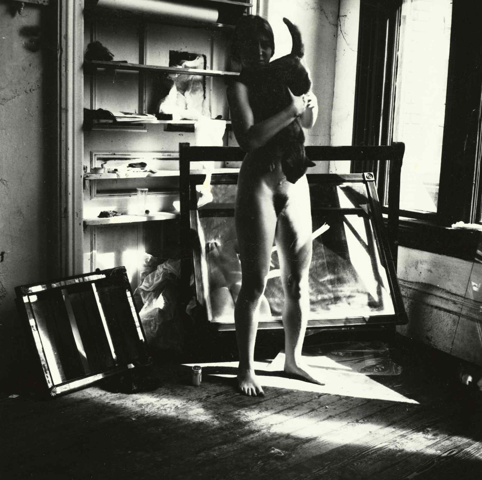 Francesca Woodman - Untitled (from the series A woman. A mirror. A woman is a mirror for a man) (1978)