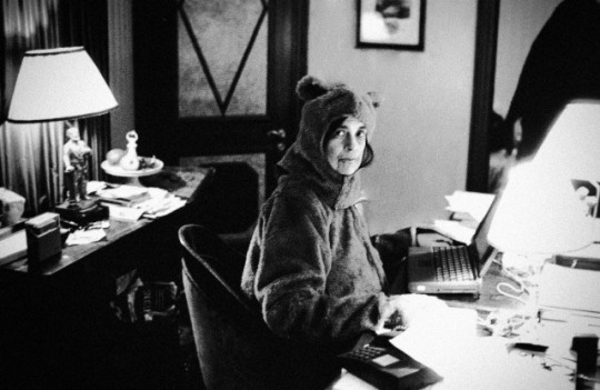 Susan Sontag as a bear