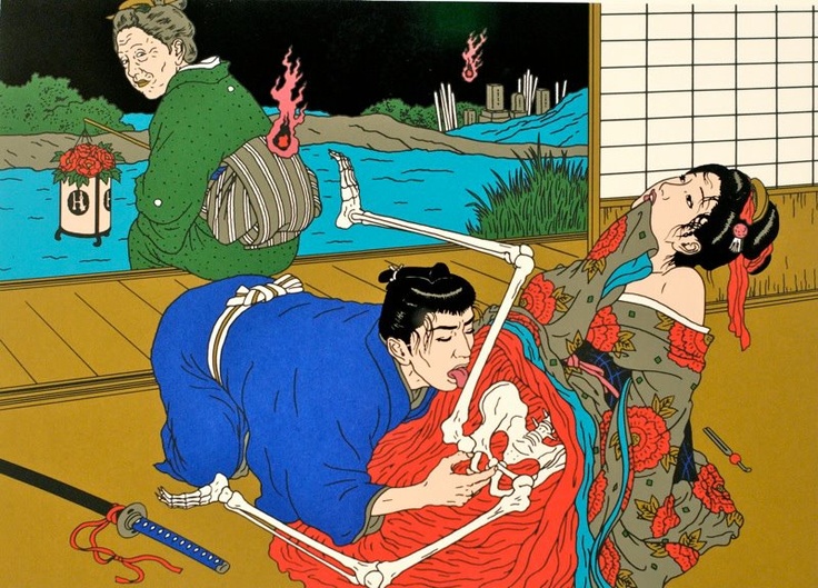  32 immagini di sesso raccapricciante da Toshio Saeki