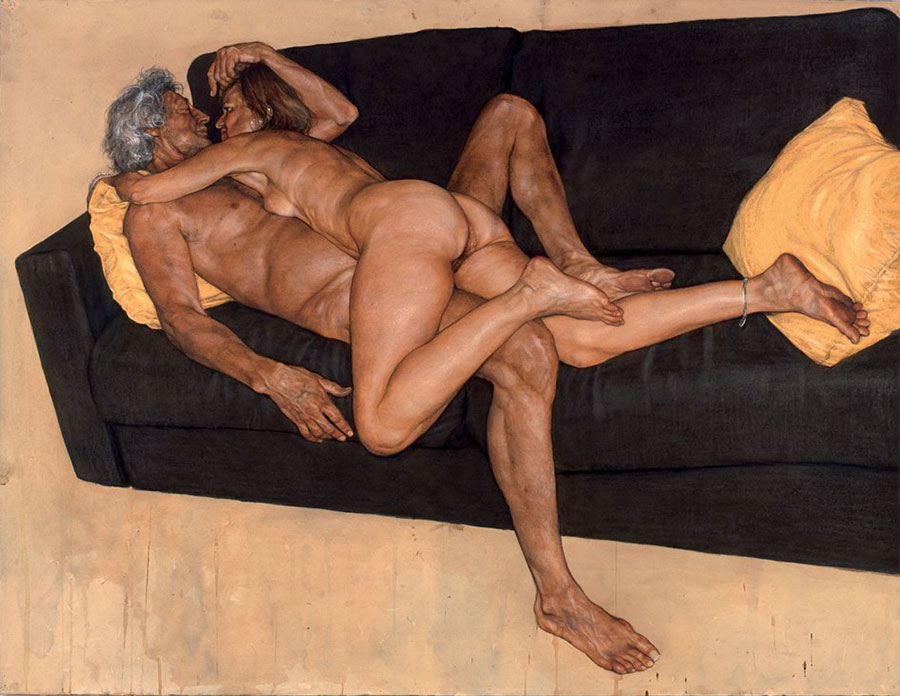 i quadri erotici di Riccardo Mannelli