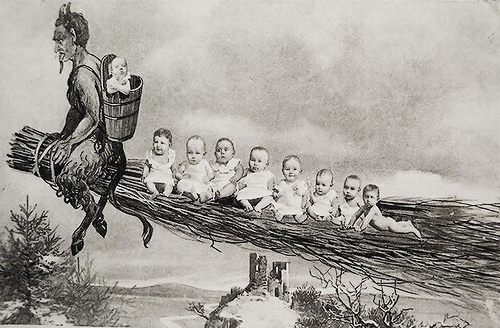  Krampus, il demonio natalizio che trascina i bambini all’inferno