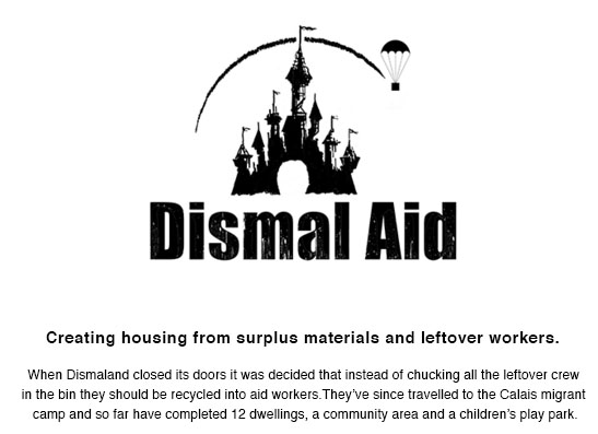 banksy, dismal aid, dismaland