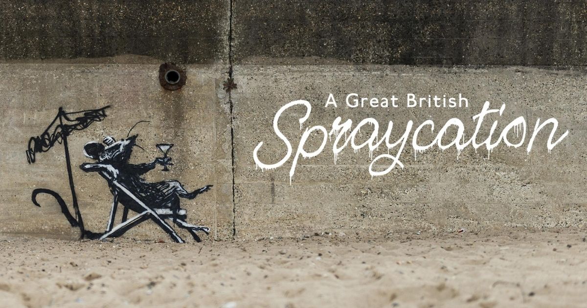  Banksy l’ha fatto di nuovo! A Great British staycation, a causa delle frontiere chiuse